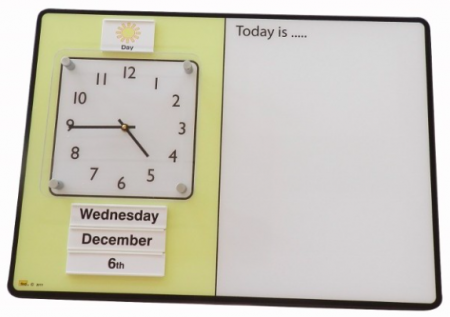 Day/Night Personal Dry Wipe Orientation Board (Small)