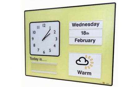 Replacement Cards for Communal Orientation Board with Analogue Clock