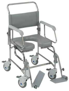Transaqua Attendant Propelled Shower Commode Chair